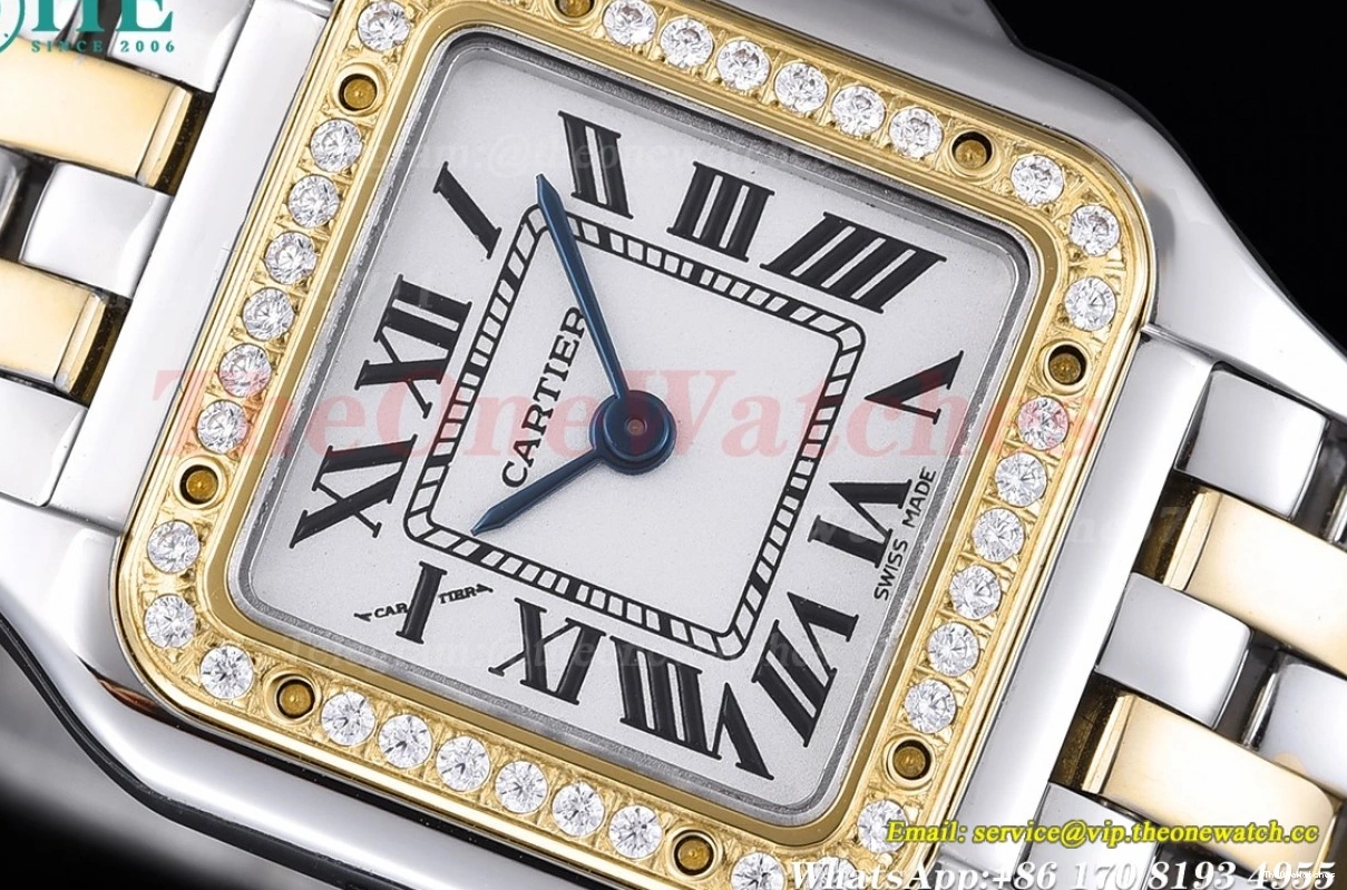 White Ladies De Qtz Swiss Dial Secrete SS 8848F YG Dia 22mm Panthere 0102